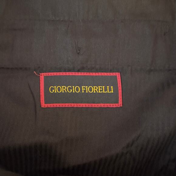 NWOT Giorgio Fiorelli Men’s Superlux Unhemmed Dress Pants Size 38 Black Office - Picture 5 of 7